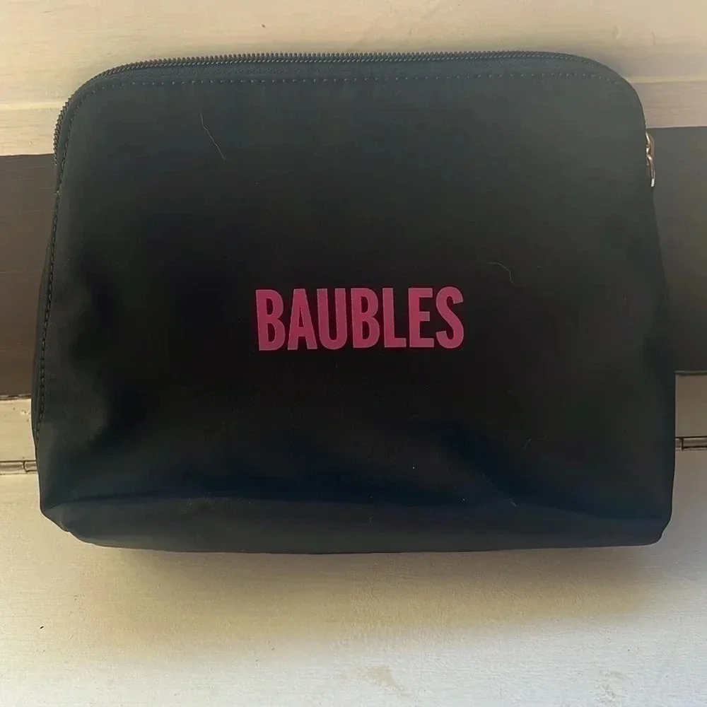 Kate Spade Black Nylon Bon Voyage Jewelry Pouch WLRU1957